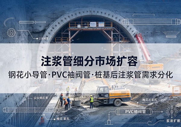 临淄注浆管细分市场扩容，隧道钢花小导管、PVC 袖阀管、桩基后注浆管需求分化