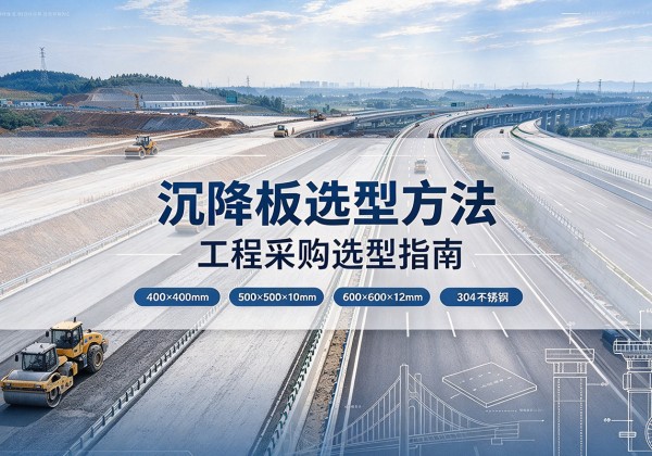 临淄沉降板选择方法